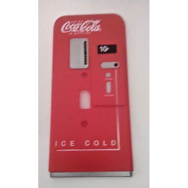 Coke Coca Cola Vending Machine Light Switch Wall Cover Plate Home Deco w/Box