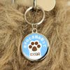 "Naku QR" QR Code Stray Tag (Location Information Email Notice) (Blue)