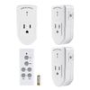 Wireless Remote Control Electrical Outlet Switch for Lights, Fans, Christmas ...