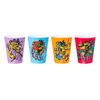 Silver Buffalo TMNT Brick Names 4pc 1.5oz Plastic Mini Cup Set