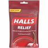 HALLS Relief Cherry Flavor Cough Drops, 1 Bag