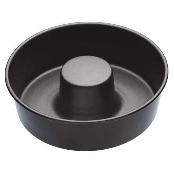 MasterClass Non-Stick Savarin Mould/Ring Cake Tin, Carbon, Grey, 20cm