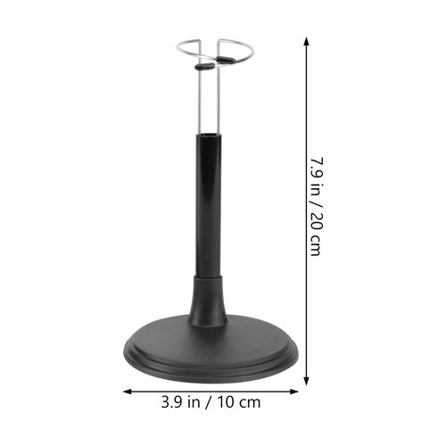 NUOBESTY 2Pcs Doll Stand Display Holder Doll Support Bracket Teddy Bear Stand Mannequin Model Display Holder for DIY Craft Dolls Making Supplies Black 25cm