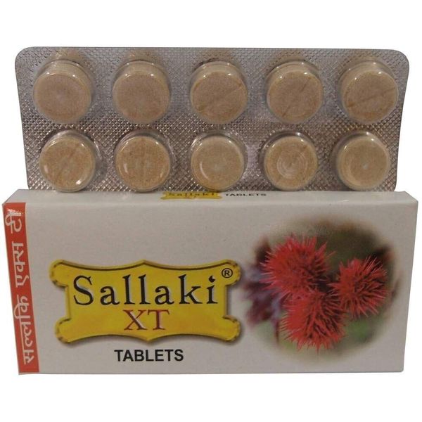 Original for Arthritis and Joint Pain Relief Sallaki XT Tablets (pack of 2)