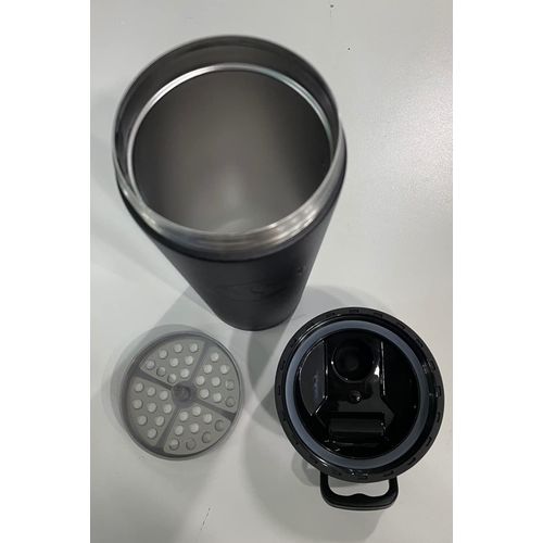 Metal Shake 30.4 fl oz (900 ml) Metal Shake, Water Bottle, Protein Shaker, Tumbler, Cold for 24 Hours, Hot for 6 Hours, Double Lock Shaker