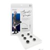 Pieces Assist Ring FPS Aim Improvement Ring Domestic Stick Sponge for PS5 PS4 SWITCH Controller, 6 Pieces (Advanced)