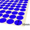 1,620 x Purple Sticky Dots - 16mm - Round Colour Coding Dot Stickers - 15 Sheets