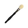 YSPARK YS-CE08-CH Round Flat Teak Brush, Black Handle, White Bristles