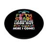 5th Graduation Grade Class School Graduate Graduated Gift PopSockets Swappable PopGrip