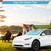 55"x 31" Windshield Sun Shade,Car Windshield Sun Shade Umbrella,UV Reflecting