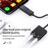 KLJ USB Audio Adapter, USB Type-A，USB Type-C,Plug and Play No Drivers Needed，Suitable for Windows, Mac, Linux, PC, Laptop, Desktop, PS4，handset