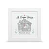 Personalised house warming map gift | New home present