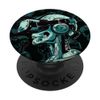 Virtual Reality Headset Robot Pattern VR Gamer PopSockets with Interchangeable PopGrip