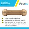 SharkBite U3016LFA Slip Coupling 3/4 inch, Repair Plumbing Fitting Pipe