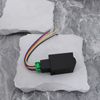 Micro Traders 4 Poles Car Fog Lights Push Button Switch 12V Compatible with Subaru with LED Indicator (Yellow Light)