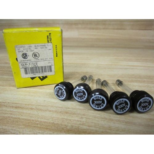 Bussmann GLR-1-1/2 Buss Fuses GLR112 (Pack of 5)