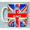 Keep Calm And Put The Kettle On Union Jack Flag Ceramic Mug Novelty Gift