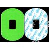 Medical Adhesive Patch Green - 1.5" x 1" Hole, 30 Pack