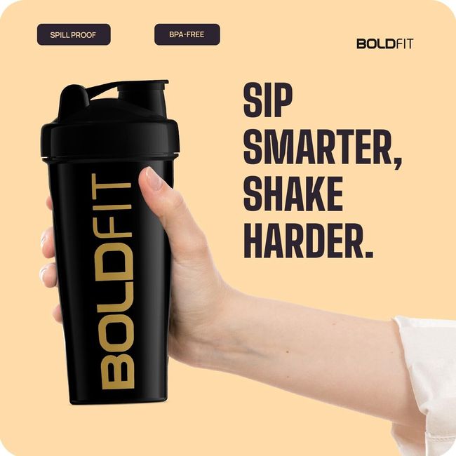 Boldfit Gym Shaker for Protein Shake Leakproof Shaker Bottles for