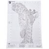 Vervaco Giraffe Family Counted Cross Stitch Kit, Multi-Colour