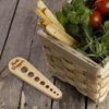Herb Stripper Wooden Vegetable Leaf Remover Rustic Safe Kitchen Tool Gift