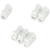 75 PCS CH1 CH2 CH3 Spring Clamp Wiring Terminals,Wire Connectors,Quick Pin Push Cable Connectors