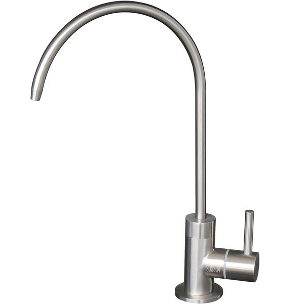 YooGyy RO Drinking Water SUS304 Stainless Steel Faucet for RO Reverse Osmosis & Filter with Brushed Nickel Finish (Classic)