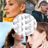 10 PCS Self Ear Piercing Kit - Painless Ear Piercing Gun With Studs (White)
