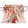 ASM® Nail Scissors - Long Handled Sharp Nail Clippers Cutters for Fingernail & Toenail Extra Long Thick Toe Nail Scissors Clippers Cutters Chiropody Podiatry Pouch