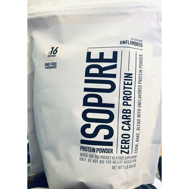 Isopure Zero Carb 100% Whey Protein Isolate Unflavored Protein