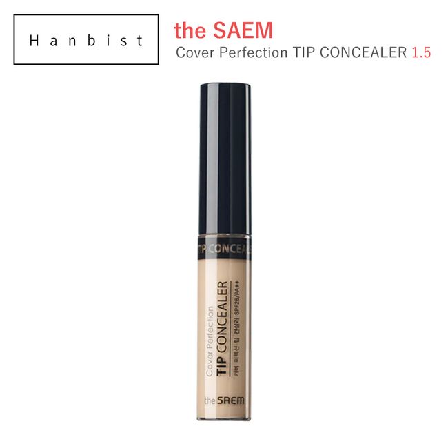 the SAEM Cover Perfection TIP CONCEALER 1.5 Natural Beige Concealer Korean Cosmetics Base Makeup Cosmetics Cosmetics [Domestic Shipping]