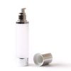 Frosted & Silver Chrome 100ml With Cap - Airless Serum Bottle x10