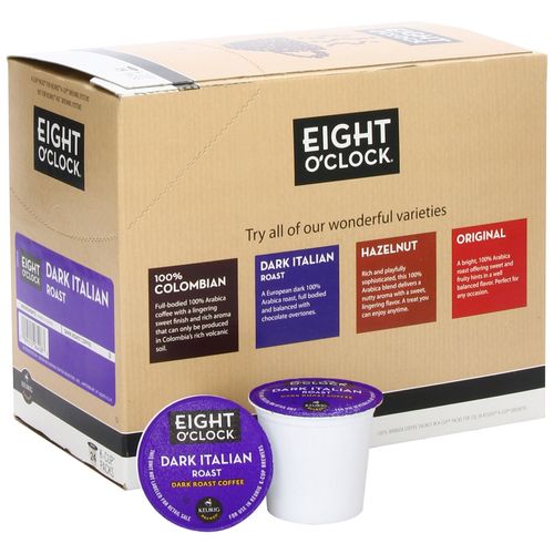 Eight O'Clock Coffee Dark Italian Roast K-Cups, 24-Count (Pack of 2)