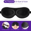 SLIJAR 3D Eye Mask Comfortable and Lightweight Sleep Mask for Side Sleepers Breathable Blackout Sleeping Mask with Adjustable Strap Travel Accessories Essentials