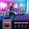2 Pcs Smart LED Light Bar For TV RGB Color Changing Multi-scene Gaming Backlight