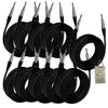 Guitar Cables Instrument Cord - PACK 20FT Wire Recording Studio Amp 1/4 FAT TOAD