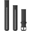 Garmin Quick Release Bands (20 mm) - Black with Slate Hardware