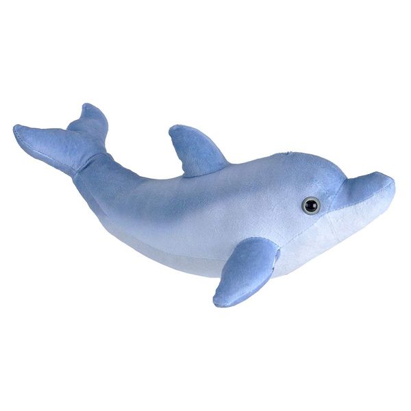 Wild Republic Bottlenose Dolphin Plush, Stuffed Animal, Plush Toy, Gifts for Kids, Living Ocean, 12 Inches, Small