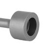 SDS Plus Ground Rod Driver, Round Handle SDS Plus Ground Rod Bits Concave Hammer Head for SDS Plus Hammer Drill(19mm)