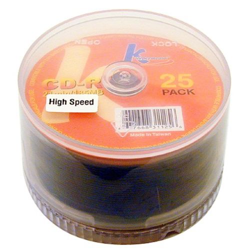 Khypermedia High Speed CD-R 8 cm 21 min 186MB (25-Pack Spindle)