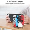 HEIYING Switch Joy-Con Ladestation für Nintendo Switch/OLED Joy-Con Controller, Controller Ladestation mit LED-Anzeige