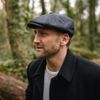 Jaxon & James Union Newsboy Cap - Charcoal L