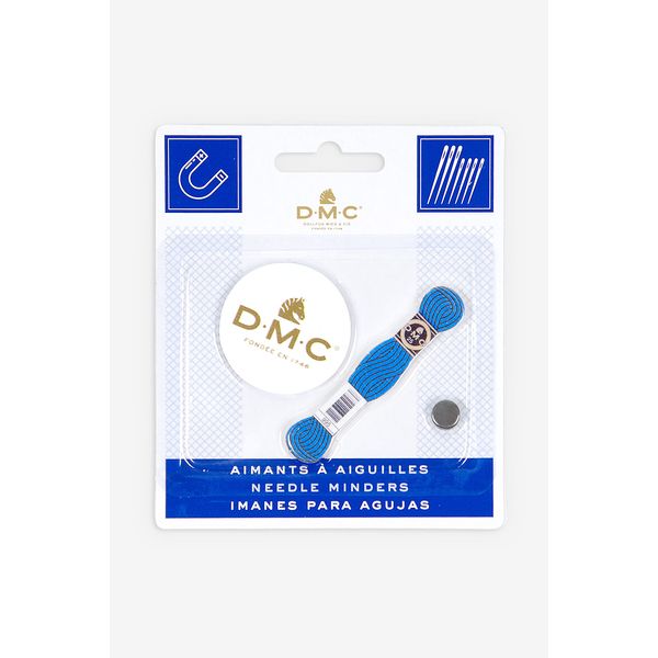 DMC Magnetic Needle Minders 2/Pkg-DMC Logo and Skein