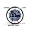 Digital Kitchen Timer with Magnetic Digital Thermometer Humidity, LED Display