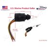 Mercury Outboard Push-to-Choke Ignition Key Switch Key 6 Wire MP41070-2