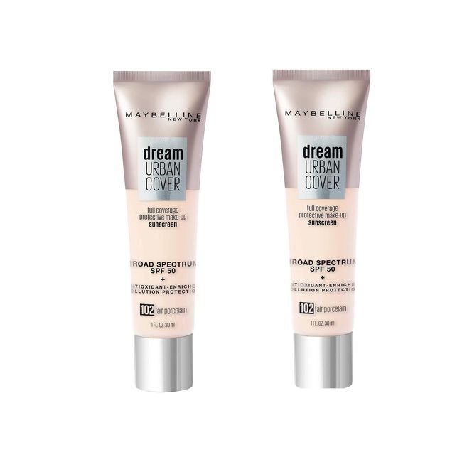 2 PACK MBLN Dream Urban Cover Flawless Coverage  Fair Porcelain (EXP 9/22)