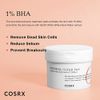 COSRX BHA Cleansing Pad, Facial Exfoliant-Soacked Pad for Blackheads, Whiteheads, Minimizing Englarged Pores, Prevent Breakouts, 70 Pads, Artificial Fragrance-Free, Parabens-Free, Korean Skincare