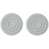 Poolmaster 36626 Swimming Pool Ladder Bumper Cap Set, Outside Plug Fit, 2-3/4-Inch Diameter, Medium, White