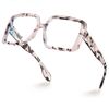 Oversized Blue Light Blocking Glasses Non Prescription Pink Frame Eyeglasses