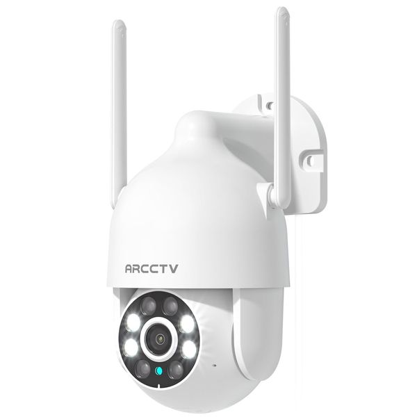 ANRAN 2.4/5G WiFi Outdoor Security Camera Wireless Pan/Tilt PIR Motion Detection